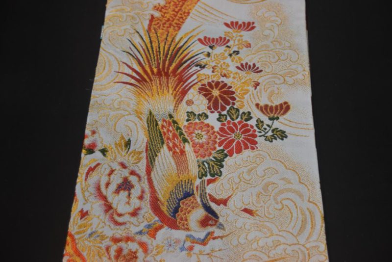 Double Sided Phoenix and Fans Obi/Table Runner Width:4000mm - Image 2