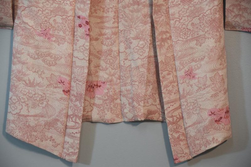 Flower Garden Buttery Soft Vintage Silk Haori Jacket - Image 9
