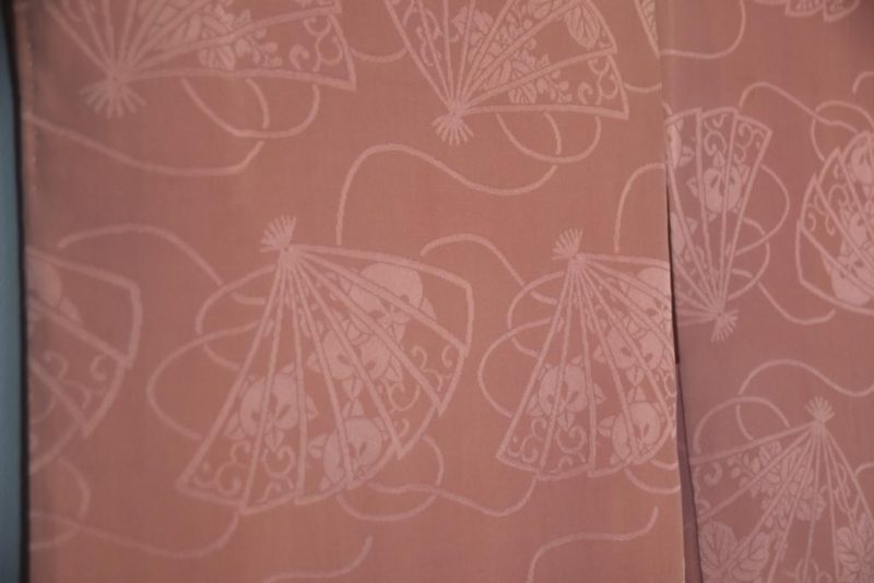 Dusty Pink Vintage Silk Haori Jacket - Image 2