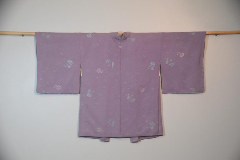 Mighty Mauve Vintage Silk Haori Jacket