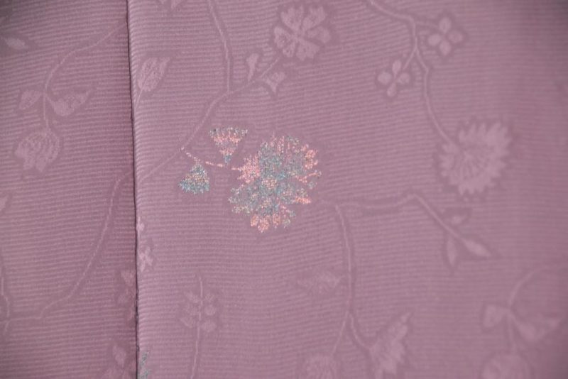 Mighty Mauve Vintage Silk Haori Jacket - Image 2