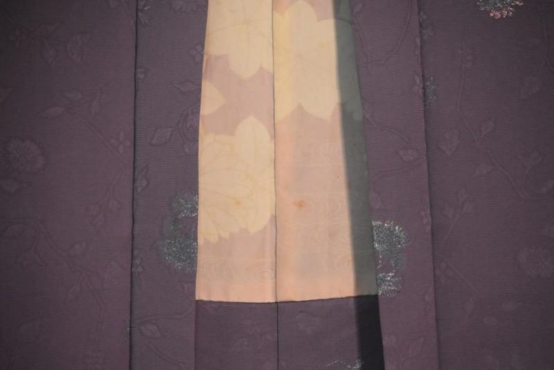 Mighty Mauve Vintage Silk Haori Jacket - Image 4