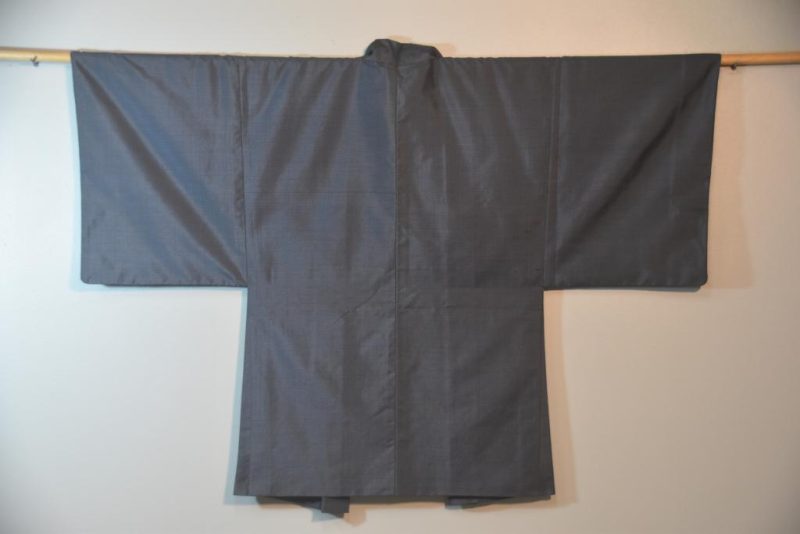 Eagle Eye Vintage Japanese Silk Mans Haori (Kimono Jacket) - Image 6