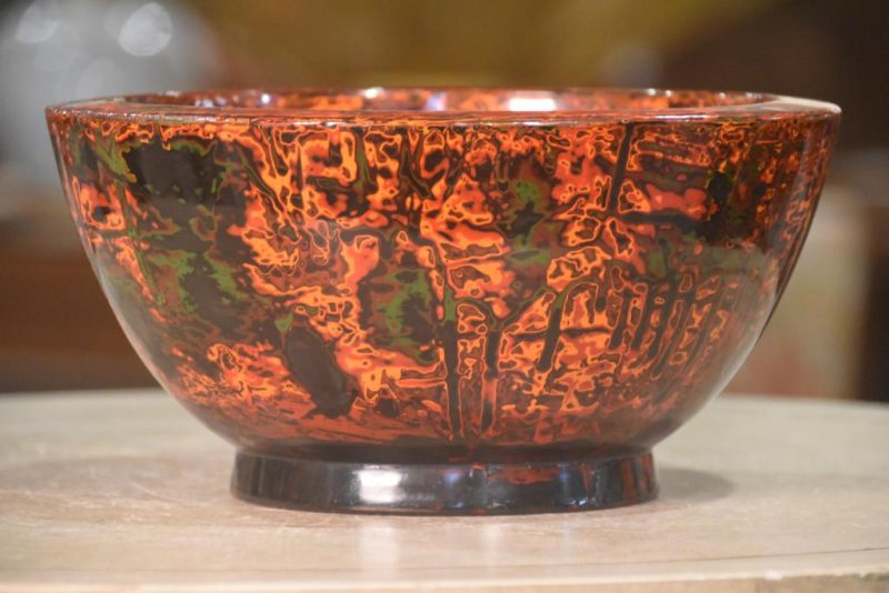 Wakasa Lacquer Bowl Width:240mm - Image 7