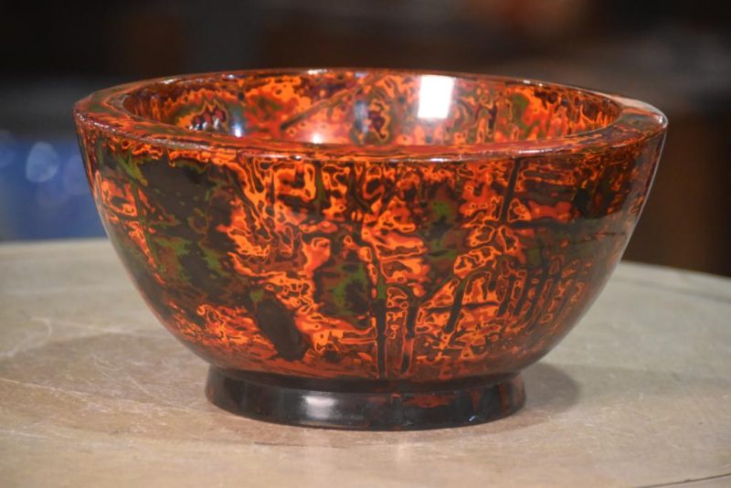 Wakasa Lacquer Bowl Width:240mm - Image 6