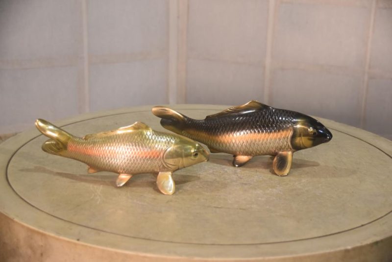 A Pair of Bronze Koi Okimono Width:260mm - Image 6