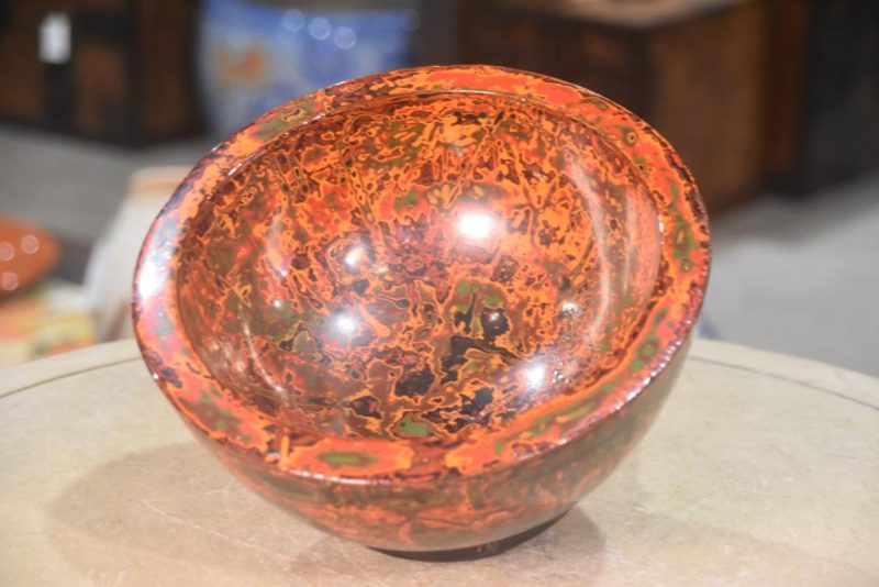 Wakasa Lacquer Bowl Width:240mm - Image 8