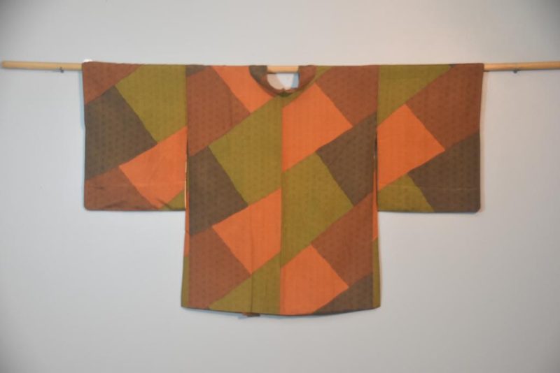 Desert Stars Japanese Vintage Silk Haori - Image 5