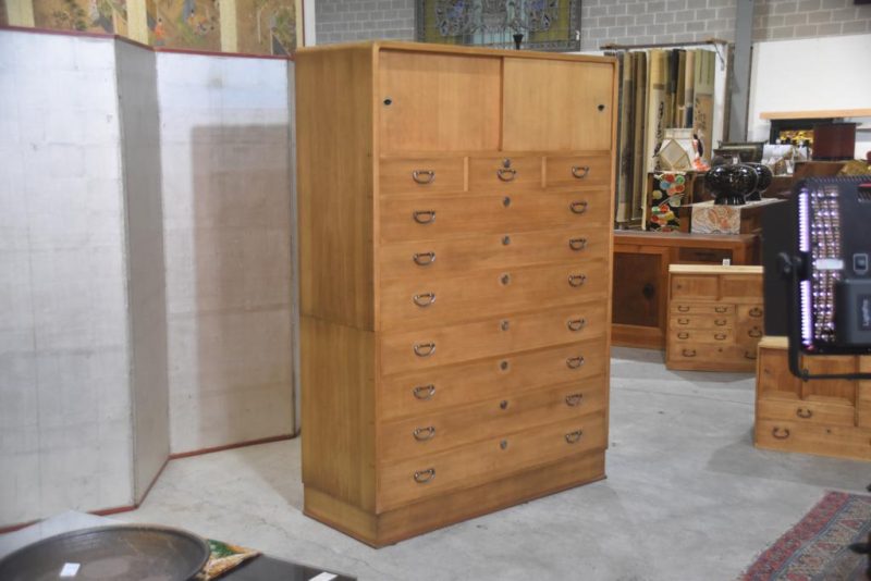 Japanese Vintage Wedding Chest (2 Sections) Width:1210mm - Image 15