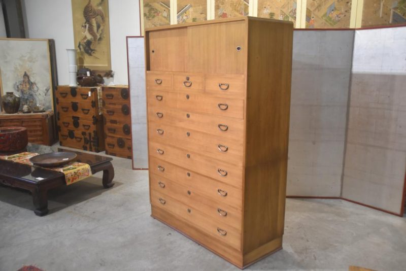 Japanese Vintage Wedding Chest (2 Sections) Width:1210mm - Image 11