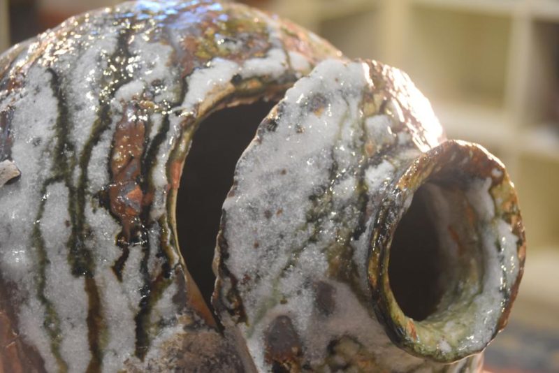 Contemporary Pottery Vase by Takuma Murakoshi Height:380mm - Image 9