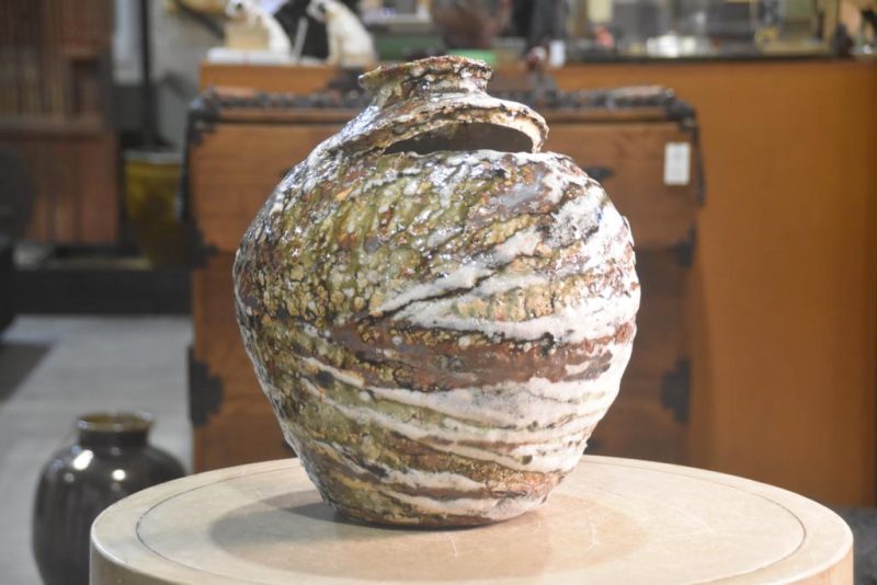 Contemporary Pottery Vase by Takuma Murakoshi Height:380mm - Image 7
