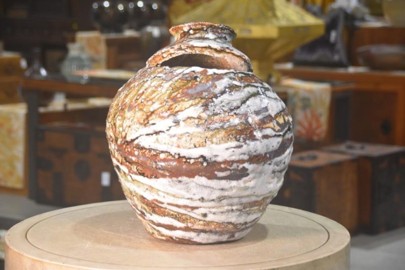 Contemporary Pottery Vase by Takuma Murakoshi Height:380mm - Image 4