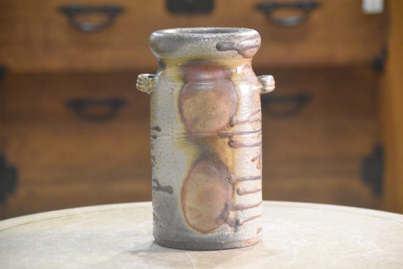 Japanese Bizen Pottery Vase Height:240mm - Image 6