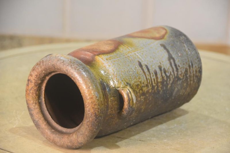 Japanese Bizen Pottery Vase Height:240mm - Image 7