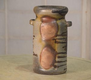Japanese Bizen Pottery Vase Height:240mm
