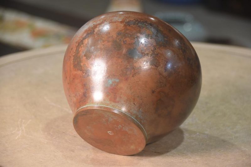 Murashido Bronze Vase Width:165mm - Image 8