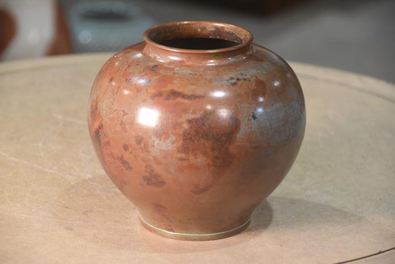 Murashido Bronze Vase Width:165mm - Image 9