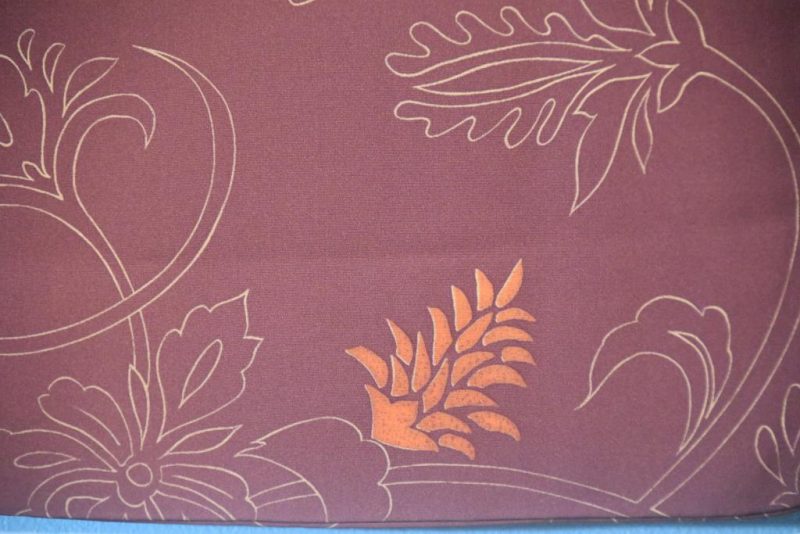 Japanese Silk Haori in Vintage Maroon - Image 2