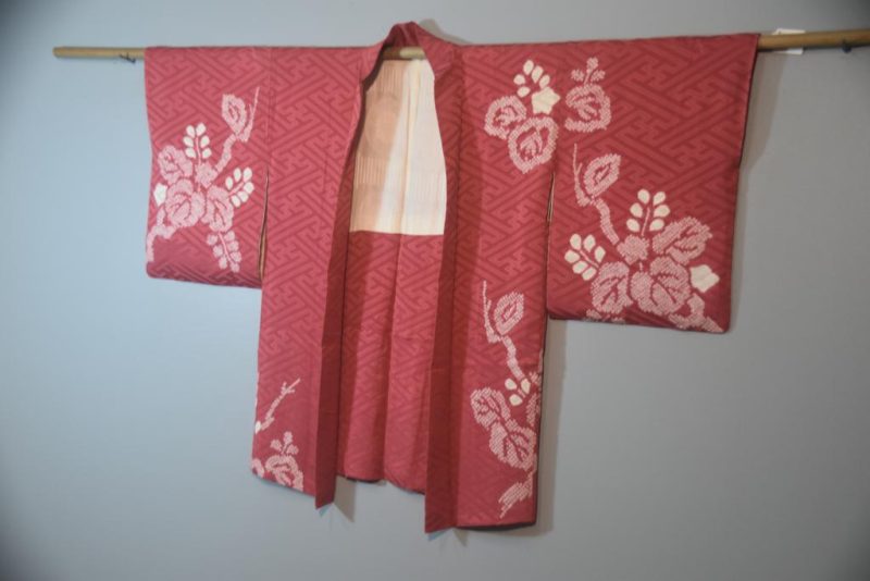 Japanese Jacquard Vintage Shibori Haori - Image 4