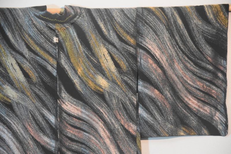 Waves of Metallic Thread Haori - Image 3