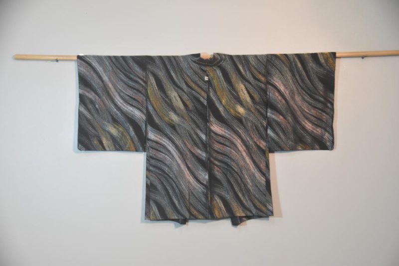 Waves of Metallic Thread Haori