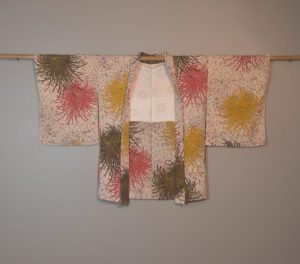Vintage Chrysanthemum Silk Haori Jacket