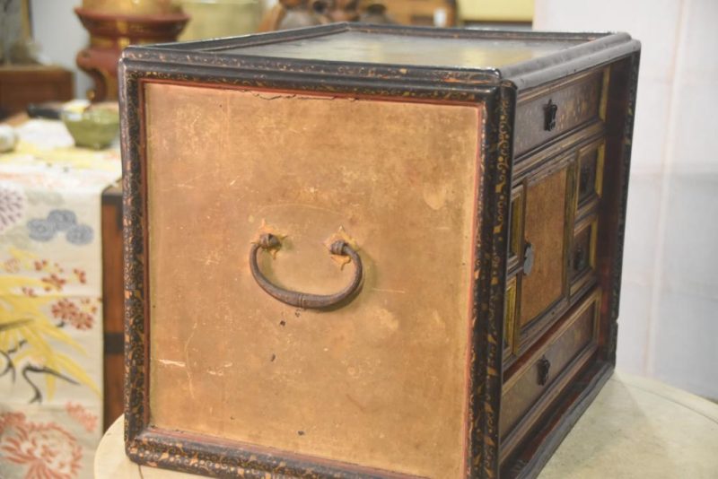 Edo Period Lacquered Small Chest Width:450mm - Image 10