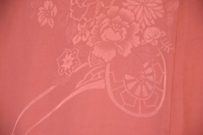 Bermuda Pink Vintage Silk Japanese Kimono - Image 4