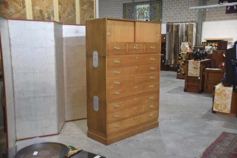 Japanese Vintage Wedding Chest (3 Sections) Width:1180mm - Image 17