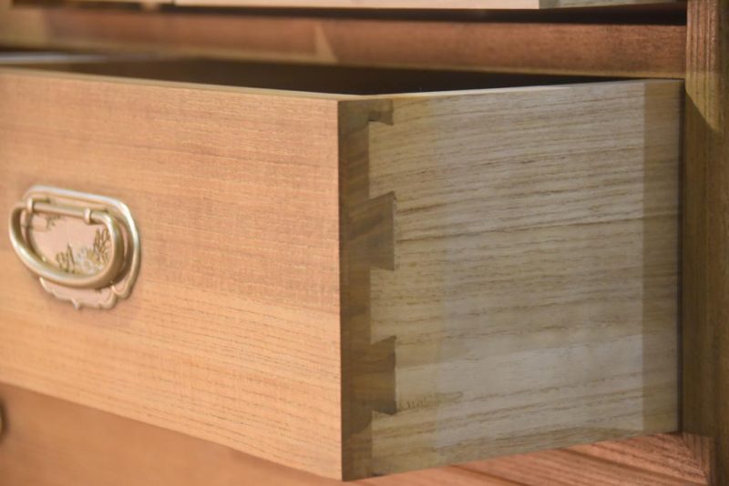 Japanese Vintage Wedding Chest (3 Sections) Width:1180mm - Image 8