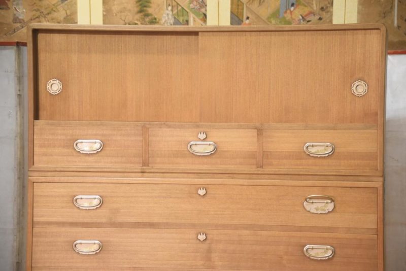 Japanese Vintage Wedding Chest (3 Sections) Width:1180mm - Image 4