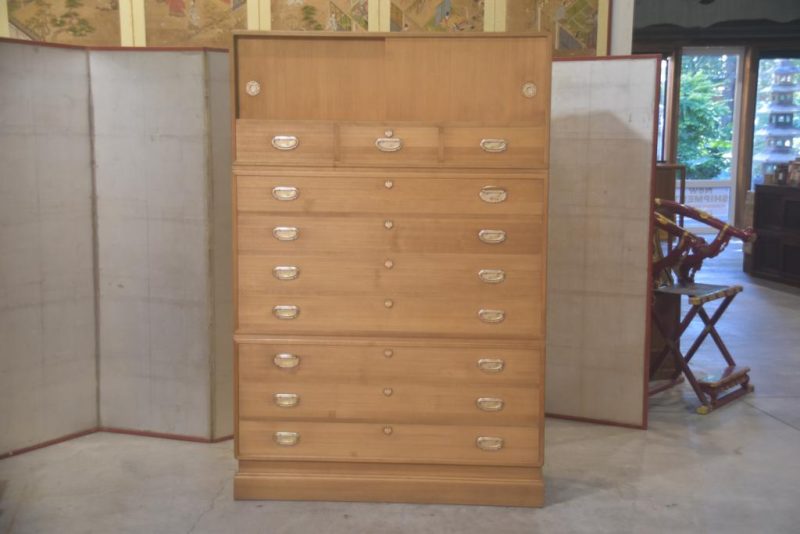 Japanese Vintage Wedding Chest (3 Sections) Width:1180mm - Image 13