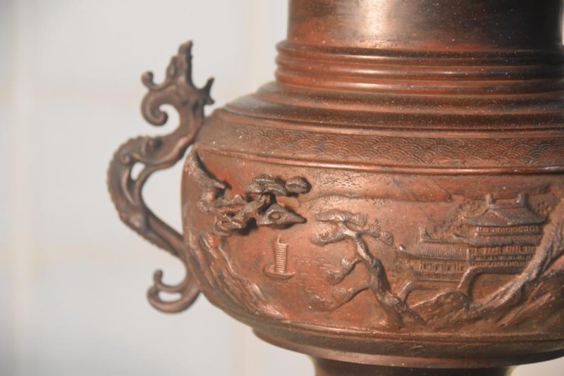 Bronze Usubata Vase Width:300mm - Image 2