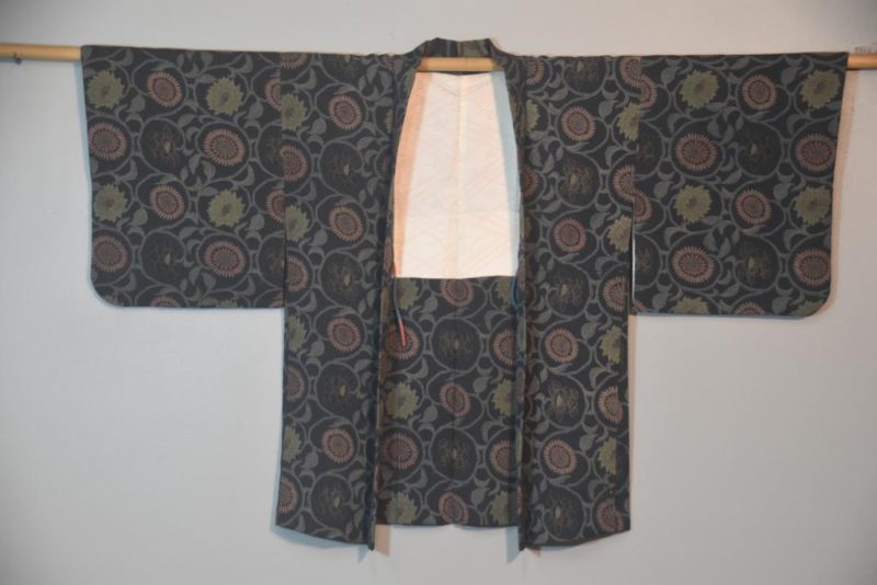 Deep Green Blue Haori Jacket - Image 3