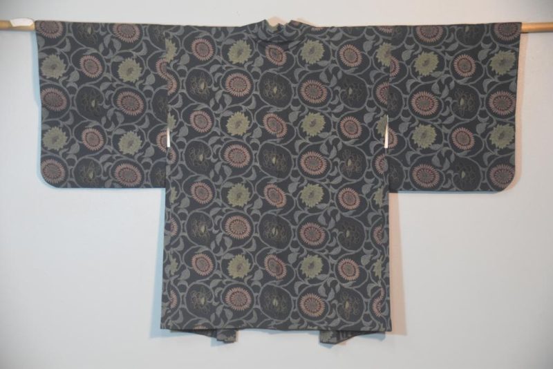 Deep Green Blue Haori Jacket - Image 6