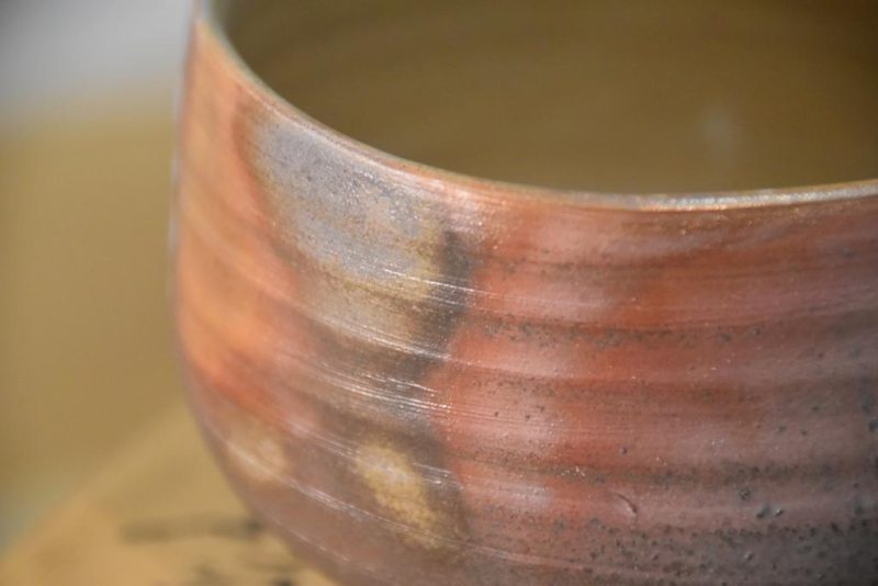 Bizen Pottery Chawan Tea Bowl in a Box Width:130mm - Image 2