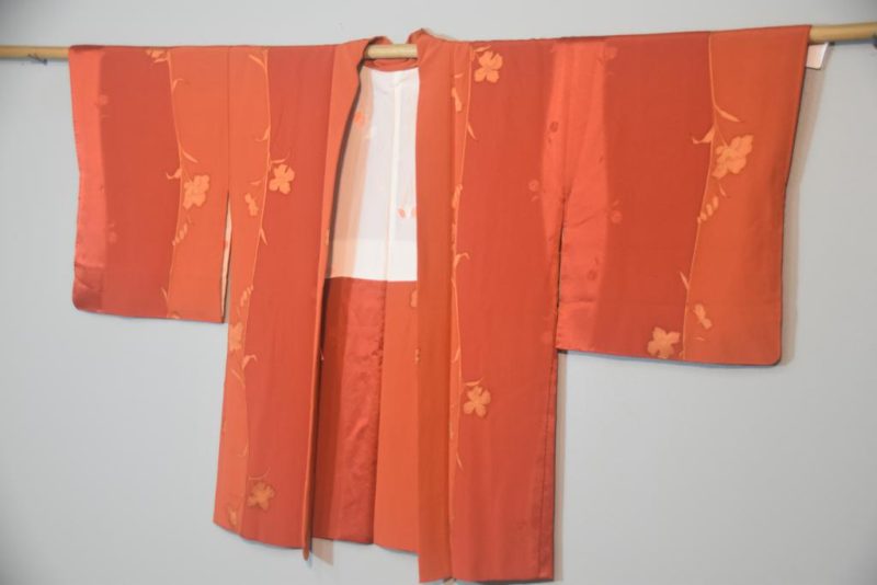 Two Tone Orange Haori Jacket - Image 3