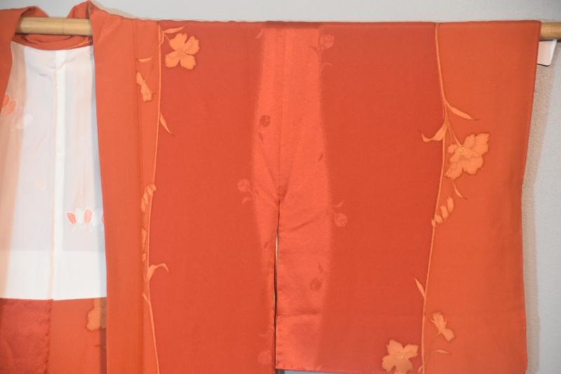 Two Tone Orange Haori Jacket - Image 2