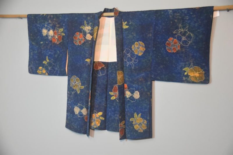 Deep Green Blue Haori Jacket - Image 5