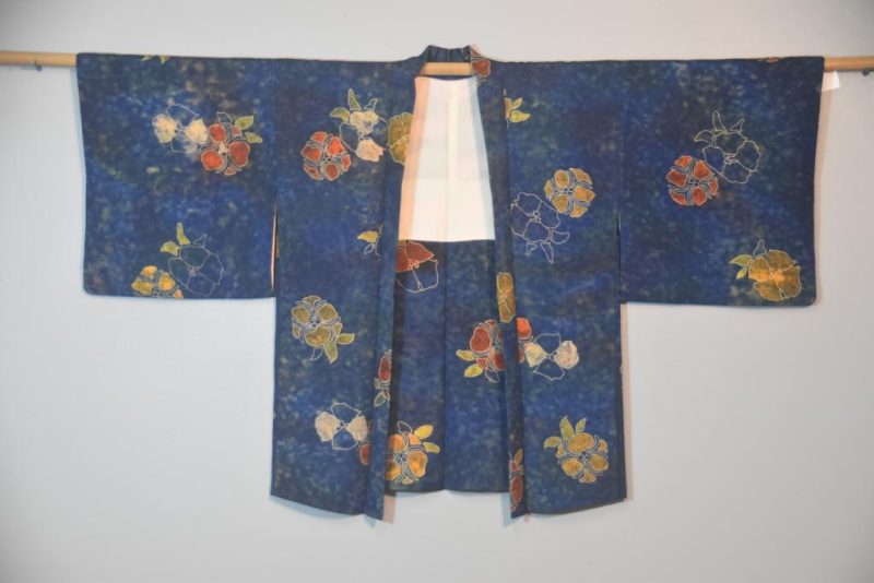 Deep Green Blue Haori Jacket - Image 3