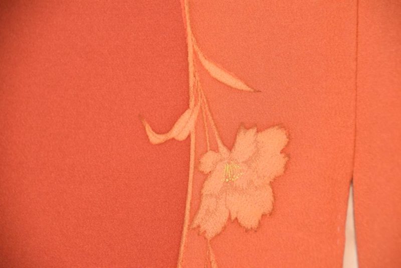 Two Tone Orange Haori Jacket - Image 4
