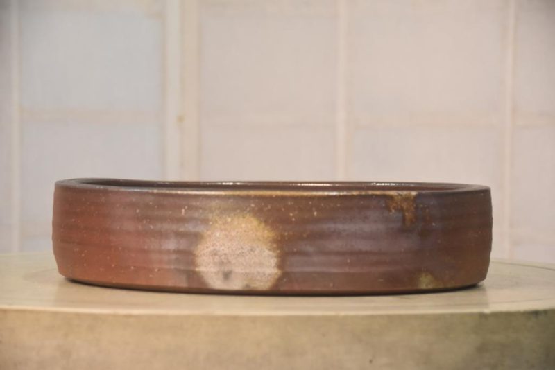 Bizen Suiban Ikebana Vase Width:322mm - Image 6