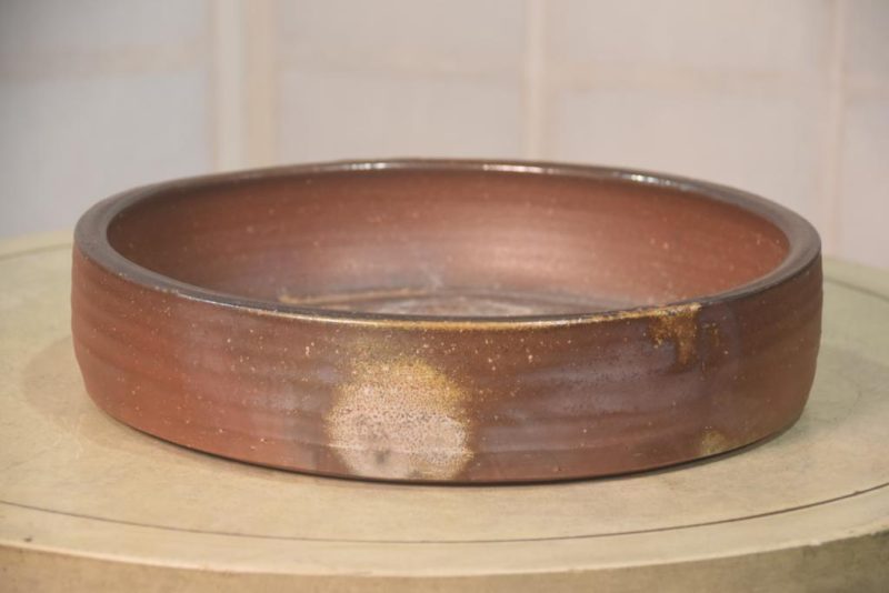 Bizen Suiban Ikebana Vase Width:322mm - Image 5