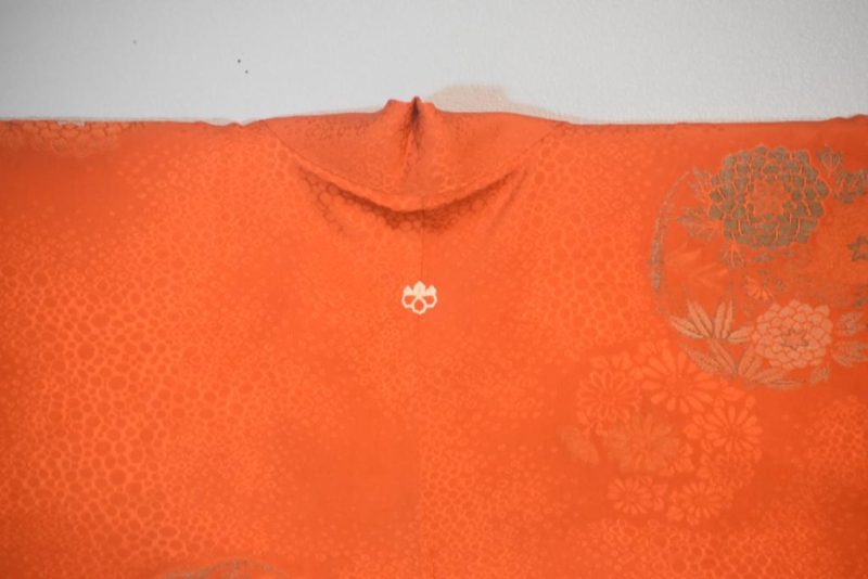 Rusty Red Silk Haori Jacket - Image 4