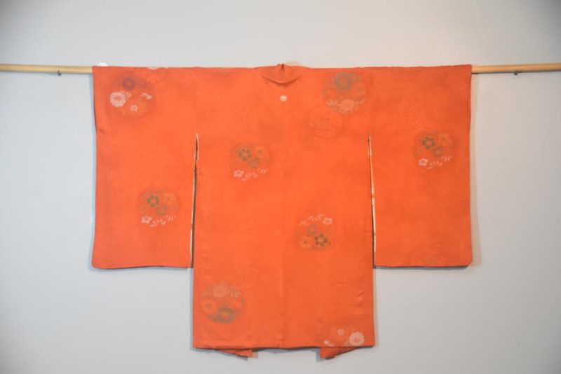 Rusty Red Silk Haori Jacket
