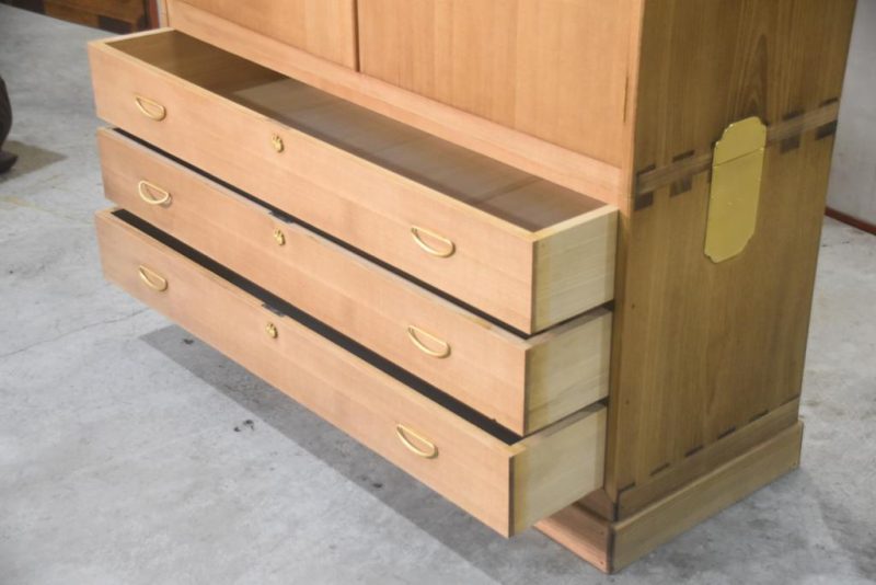 Paulownia Vintage Wedding Chest (3 Sections) Width:1195mm - Image 11