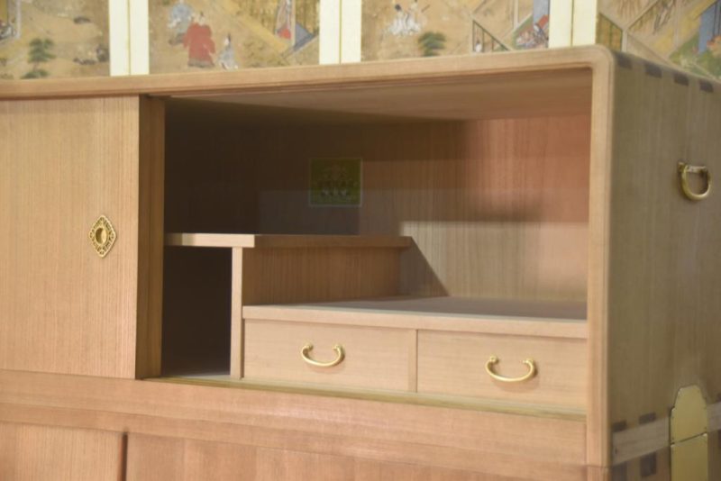 Paulownia Vintage Wedding Chest (3 Sections) Width:1195mm - Image 9