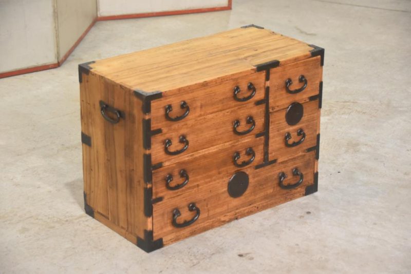 Small Antique Chest Width:610mm - Image 7