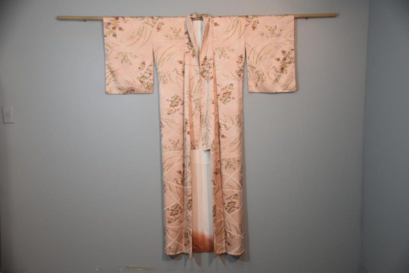 Soft Sheen Jacquard Vintage Silk Kimono - Image 4
